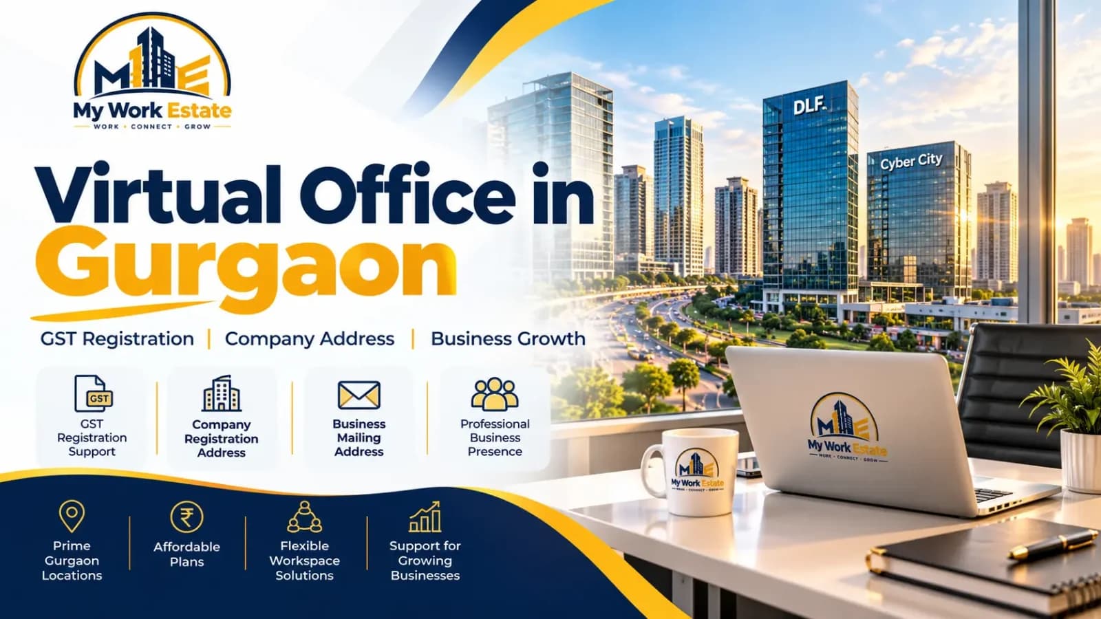Virtual Office in Gurgaon: GST Registration, Company Address & Costs (2026)